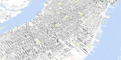 مانهاتن خريطة 3d