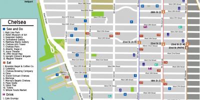 خريطة تشيلسي في مانهاتن