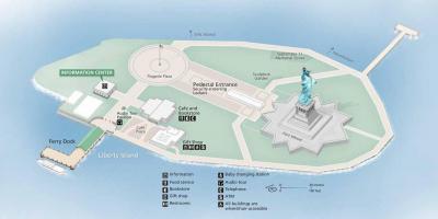 خريطة تمثال الحرية