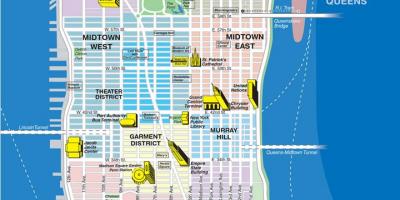 خريطة أحياء مانهاتن العليا