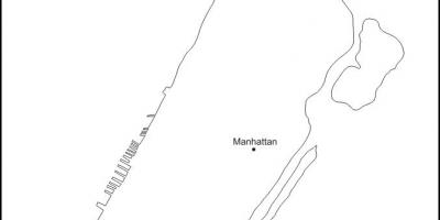 خريطة فارغة من مانهاتن