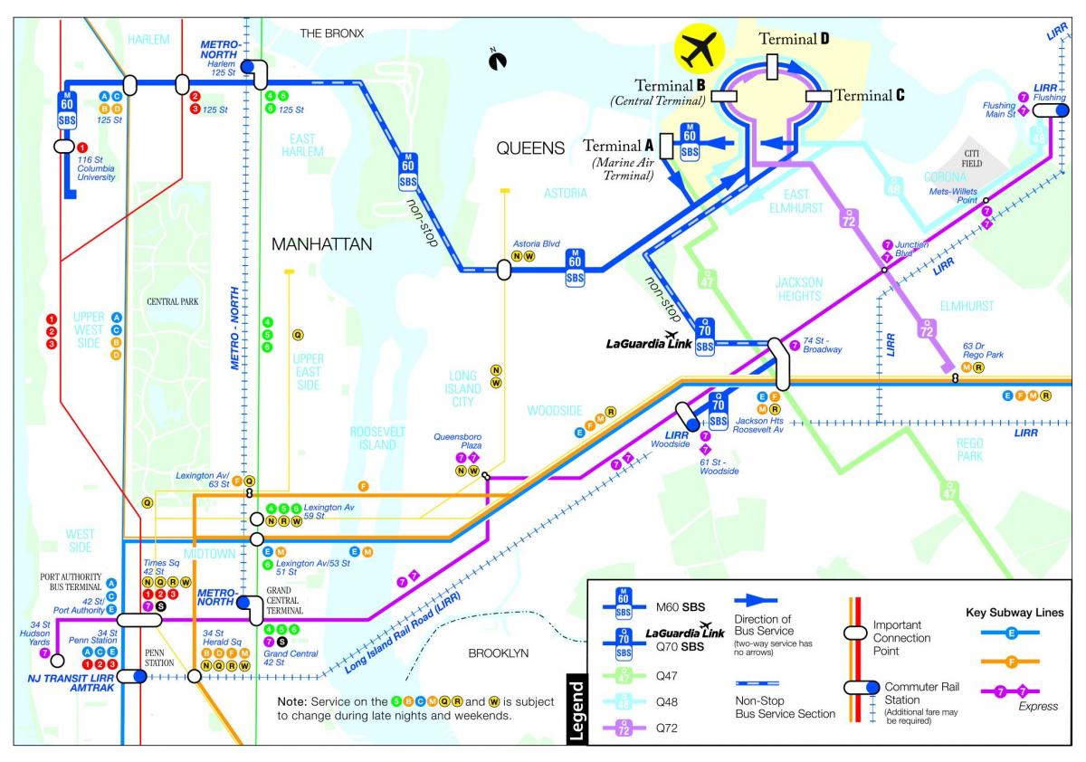 خريطة m60 الحافلة
